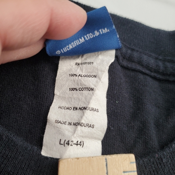 Darth Vader Star Wars "Expressions of Vader Angry Happy Sad"Large Black T-shirt - Picture 6 of 9